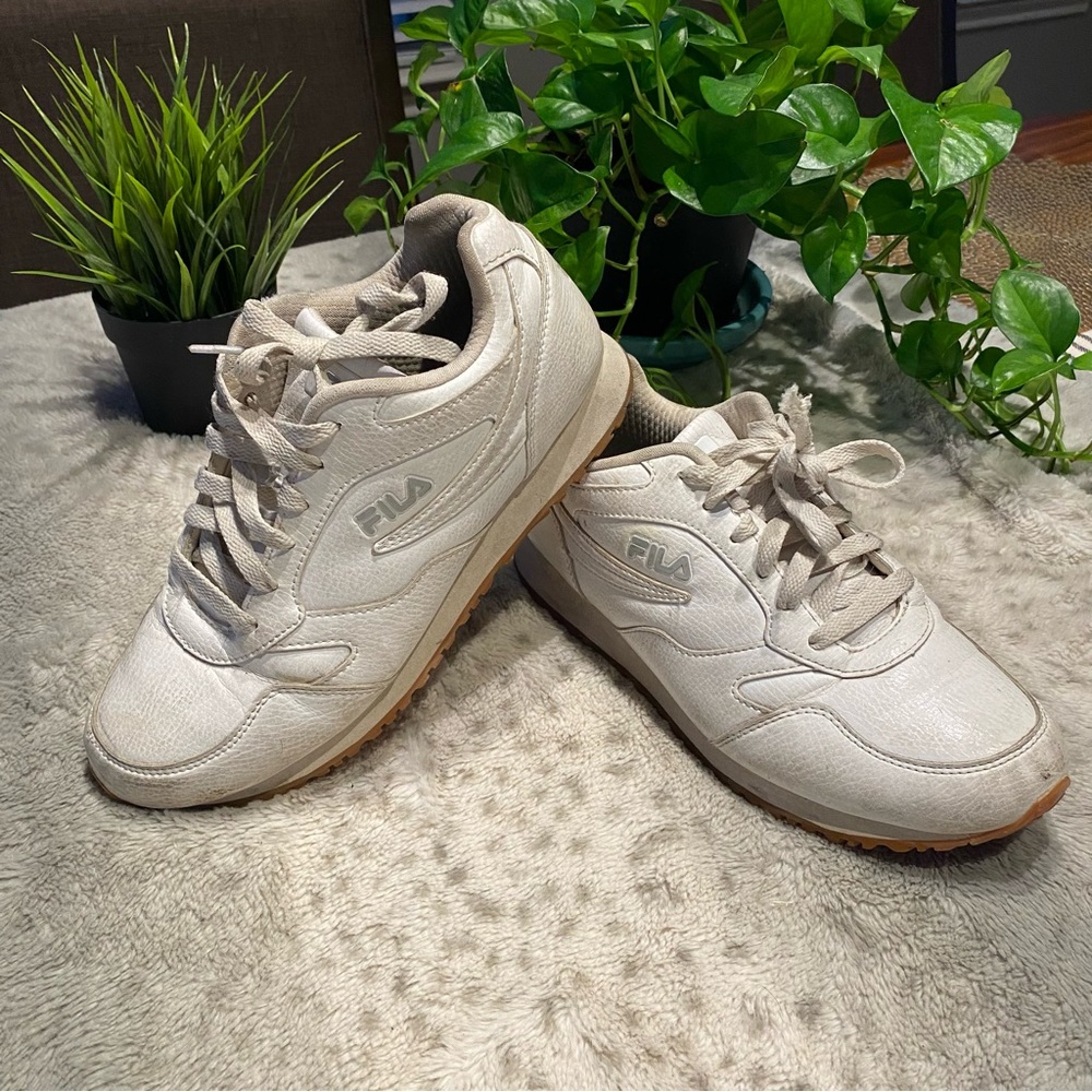 White cola sneakers